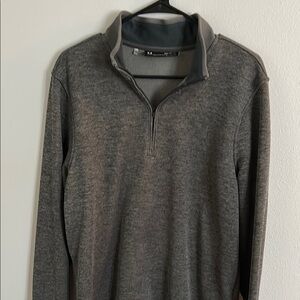 Under Armour Gray Zip Up Sweater